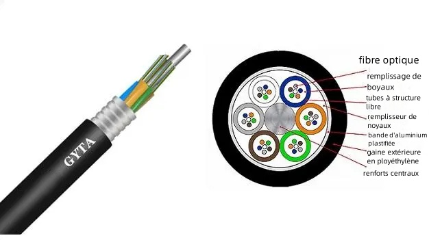 Interférence Fibre Optique Câble électrique