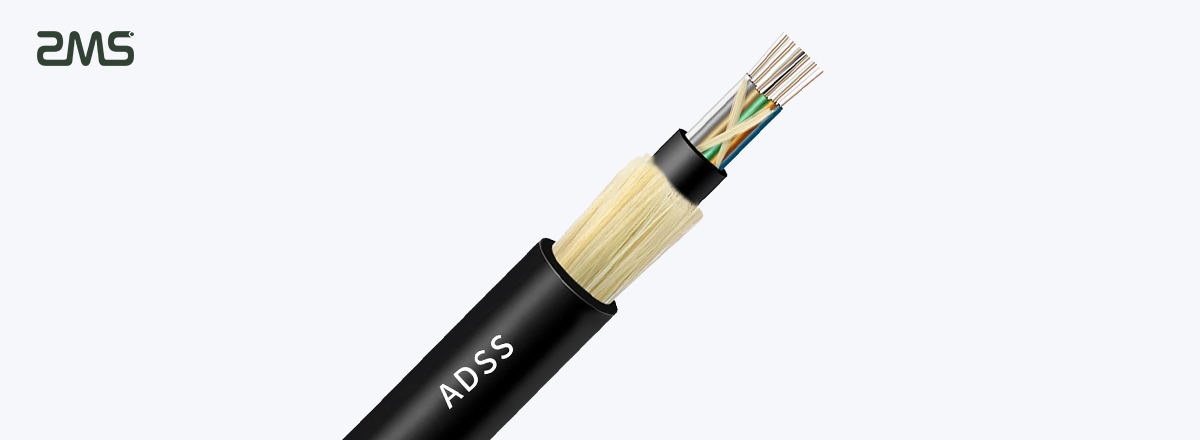 Câble aérien à fibres optiques ADSS