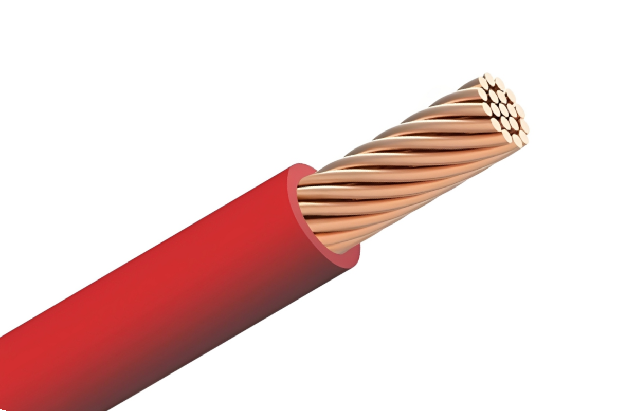 Câble H07VR rouge 6 à 25mm² au mètre