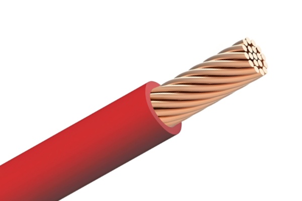 Câble H07VR rouge 6 à 25mm² au mètre