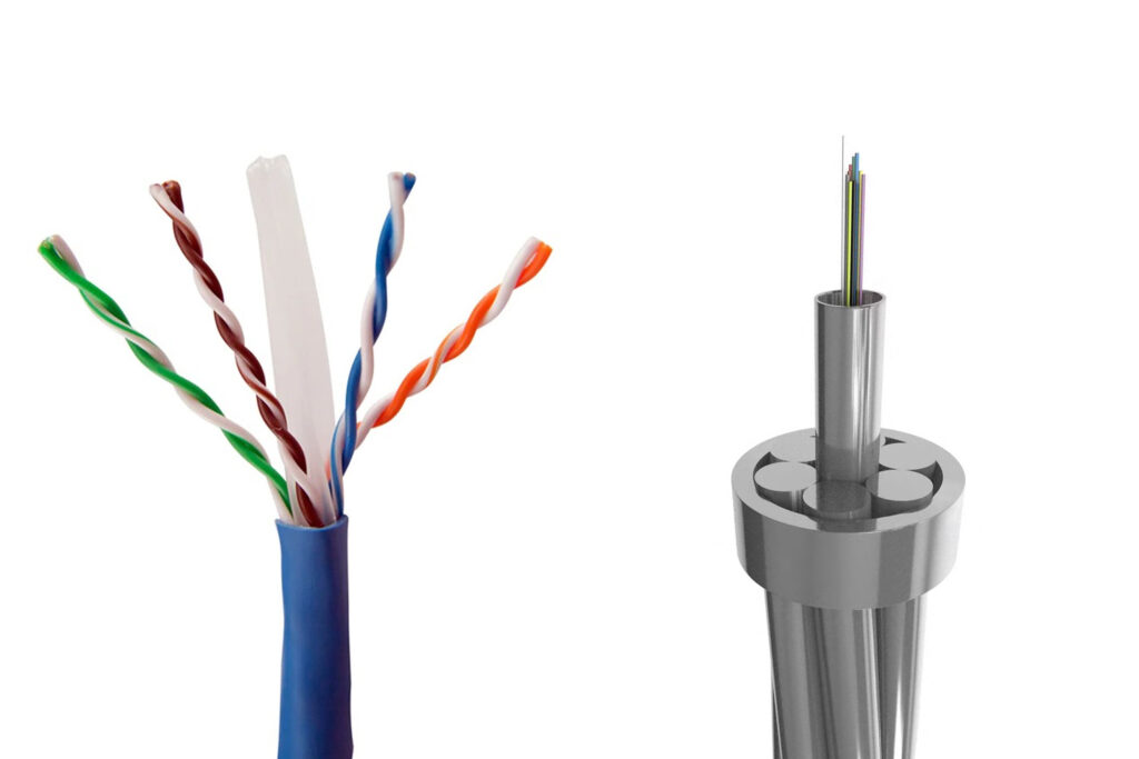 Câble Ethernet vs fibre optique