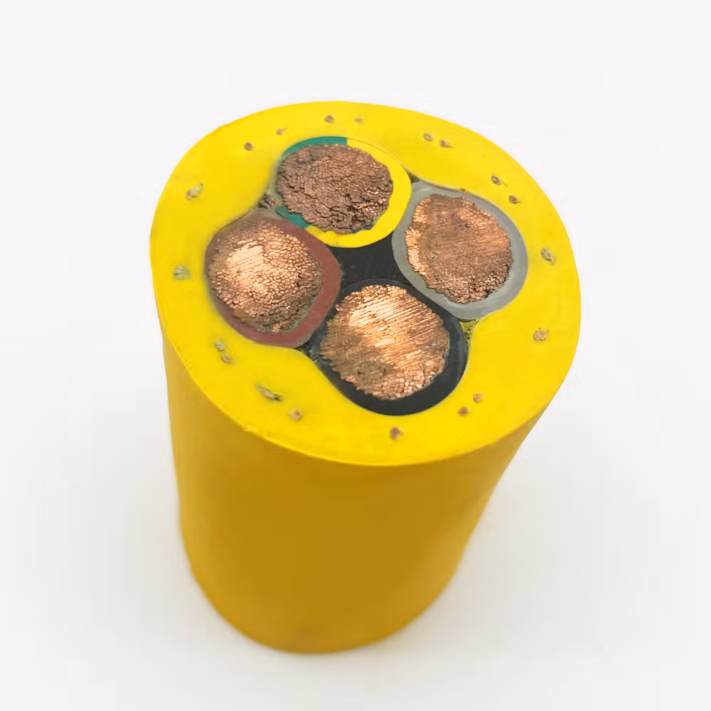 Câble PUR gainé de caoutchouc destiné à l'enroulement – Câble de grue – Câble électrique, câble d'alimentation